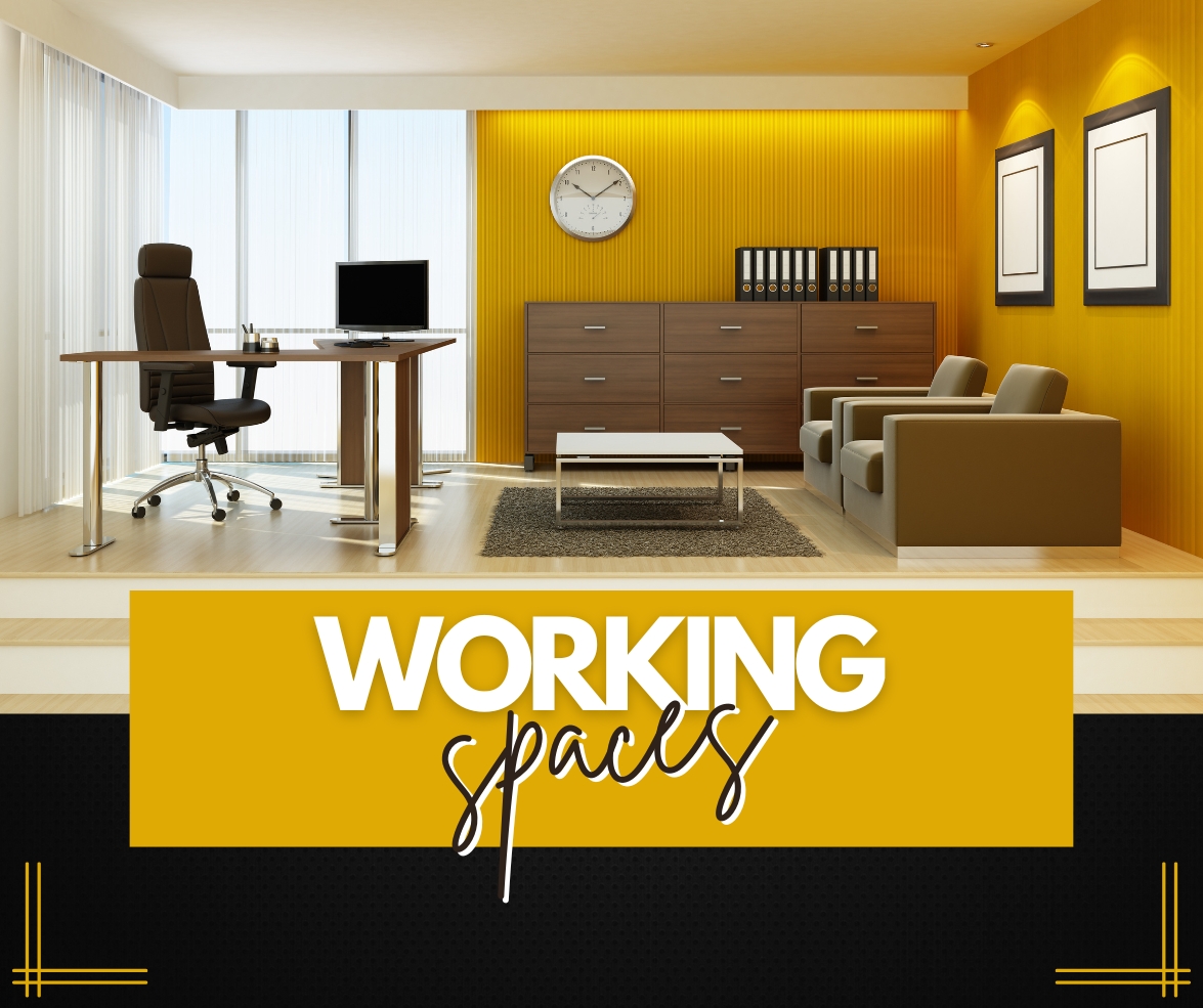 Modern office workspace